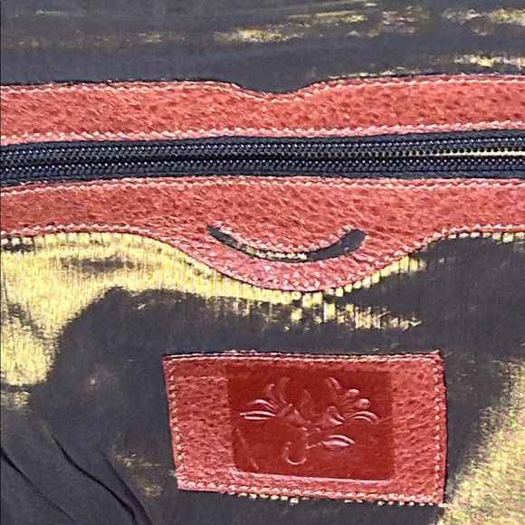 Chic Brown Leather Shoulder Bag with Beaded Handles‎ - Picture 11 of 14